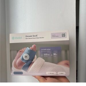 Owlet Dream Sock Smart Baby Monitor - Blue